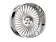 Amani CHILE-R Brush Center with Chrome Lip Wheel; 26x10; 5mm Offset (20-24 Jeep Gladiator JT)