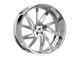 Amani CONRAD-R Brush Center with Chrome Lip Wheel; 26x10; 5mm Offset (20-24 Jeep Gladiator JT)