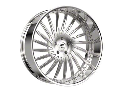 Amani Cultura-L Brush Center with Chrome Lip Wheel; 26x10; 5mm Offset (20-24 Jeep Gladiator JT)