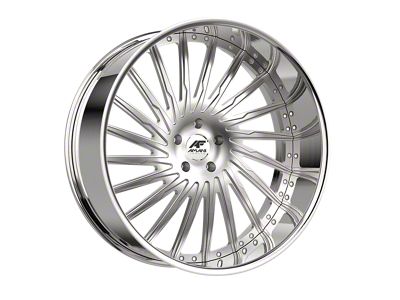 Amani Cultura-L Brush Center with Chrome Lip Wheel; 26x10; 5mm Offset (20-24 Jeep Gladiator JT)