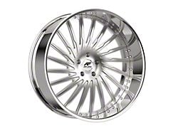 Amani Cultura-L Brush Center with Chrome Lip Wheel; 26x9; 1mm Offset (20-25 Jeep Gladiator JT)