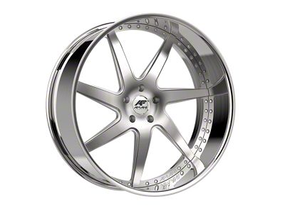 Amani Devine-L Brush Center with Chrome Lip Wheel; 26x9; 1mm Offset (20-24 Jeep Gladiator JT)