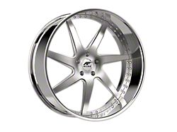 Amani Devine-R Brush Center with Chrome Lip Wheel; 26x10; 5mm Offset (20-24 Jeep Gladiator JT)