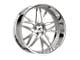 Amani IKON-L Brush Center with Chrome Lip Wheel; 26x10; 5mm Offset (20-24 Jeep Gladiator JT)