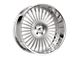 Amani R.E.A.L. Brush Center with Chrome Lip Wheel; 26x10; 5mm Offset (20-24 Jeep Gladiator JT)