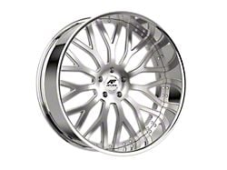 Amani Sorleno Brush Center with Chrome Lip Wheel; 28x10; 5mm Offset (20-25 Jeep Gladiator JT)