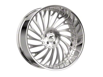 Amani Vamos-L Brush Center with Chrome Lip Wheel; 26x10; 5mm Offset (20-25 Jeep Gladiator JT)