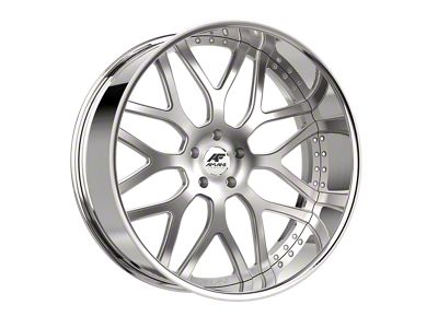 Amani ALLORA Brush Center with Chrome Lip Wheel; 24x9.5; -12mm Offset (11-21 Jeep Grand Cherokee WK2)