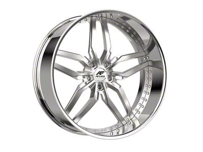 Amani DRIFT Brush Center with Chrome Lip Wheel; 26x10; 5mm Offset (99-04 Jeep Grand Cherokee WJ)