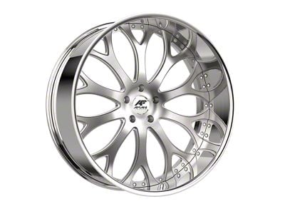 Amani Tango Brush Center with Chrome Lip Wheel; 26x10; 5mm Offset (11-21 Jeep Grand Cherokee WK2)