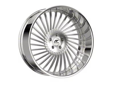 Amani CHILE-R Brush Center with Chrome Lip Wheel; 28x10; 5mm Offset (07-18 Jeep Wrangler JK)