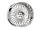 Amani R.E.A.L. Brush Center with Chrome Lip Wheel; 26x9; 1mm Offset (07-18 Jeep Wrangler JK)