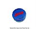 American Brothers Design Coolant Recovery Bottle Cap Cover with Engraved Jeep Logo; Punkn (22-24 3.6L Jeep Gladiator JT)