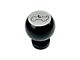 American Brothers Design Manual Shift Knob with Bright White Gladiator Logo; Black (20-24 Jeep Gladiator JT)