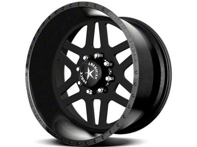 American Force 09 Liberty SS Gloss Black Machined 6-Lug Wheel; 20x14; -73mm Offset (04-15 Titan)