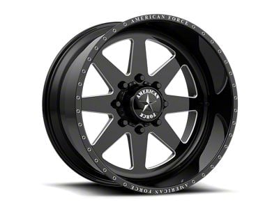 American Force 11 Independence SS Gloss Black Machined 6-Lug Wheel; 22x14; -73mm Offset (04-15 Titan)