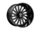 American Force 74 Octane SS Gloss Black Machined 6-Lug Wheel; 24x11; 0mm Offset (04-15 Titan)