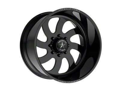 American Force 76 Blade SS Gloss Black Machined 6-Lug Wheel; 26x14; -73mm Offset (04-15 Titan)