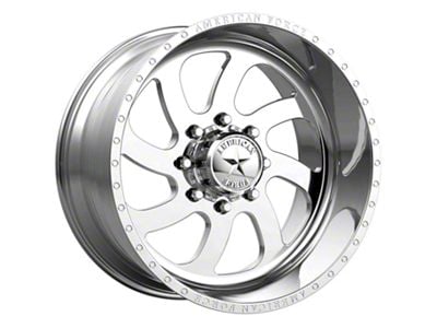 American Force 76 Blade SS Polished 6-Lug Wheel; 22x10; -25mm Offset (04-15 Titan)