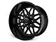 American Force B02 Trax SS Gloss Black Machined 6-Lug Wheel; 20x14; -73mm Offset (04-15 Titan)