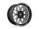 American Force Rush Gloss Black Milled 6-Lug Wheel; 20x10; -18mm Offset (04-15 Titan)