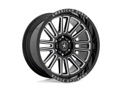 American Force Weapon Gloss Black Milled 6-Lug Wheel; 20x10; -18mm Offset (04-15 Titan)