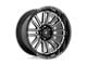 American Force Weapon Gloss Black Milled 6-Lug Wheel; 20x10; -18mm Offset (04-15 Titan)