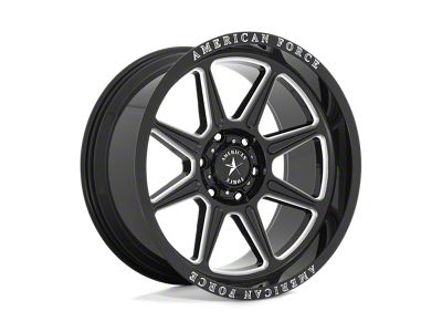 American Force Trail Gloss Black Milled 6-Lug Wheel; 20x10; -18mm Offset (16-23 Tacoma)