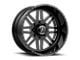 American Force 09 Liberty SS Gloss Black Machined 6-Lug Wheel; 20x10; -25mm Offset (2024 Tacoma)