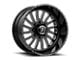 American Force 74 Octane SS Gloss Black Machined 6-Lug Wheel; 20x12; -40mm Offset (2024 Tacoma)