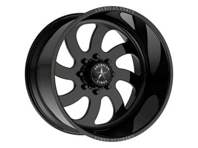 American Force 76 Blade SS Gloss Black Machined 6-Lug Wheel; 20x9; 0mm Offset (2024 Tacoma)