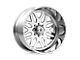 American Force B02 Trax SS Polished 6-Lug Wheel; 22x11; 0mm Offset (2024 Tacoma)