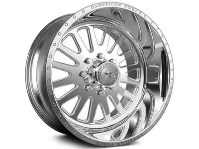 American Force F20 Atom SS Polished 6-Lug Wheel; 20x9; 0mm Offset (2024 Tacoma)