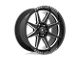 American Force Trail Gloss Black Milled 6-Lug Wheel; 20x10; -18mm Offset (10-24 4Runner)