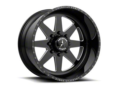 American Force 11 Independence SS Gloss Black Machined 6-Lug Wheel; 20x10; -25mm Offset (22-24 Bronco Raptor)