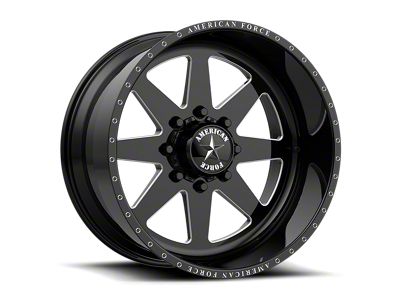 American Force 11 Independence SS Gloss Black Machined 6-Lug Wheel; 26x14; -73mm Offset (22-24 Bronco Raptor)