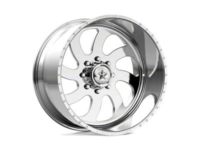 American Force 76 Blade SS Polished 6-Lug Wheel; 20x12; -40mm Offset (22-24 Bronco Raptor)