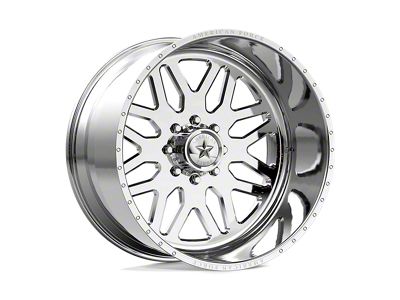 American Force B02 Trax SS Polished 6-Lug Wheel; 20x12; -40mm Offset (22-24 Bronco Raptor)