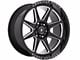 American Force Trail Gloss Black Milled 6-Lug Wheel; 22x10; -18mm Offset (21-24 Bronco, Excluding Raptor)