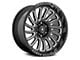 American Force Vulcan Gloss Black Milled 6-Lug Wheel; 22x10; -18mm Offset (22-24 Bronco Raptor)