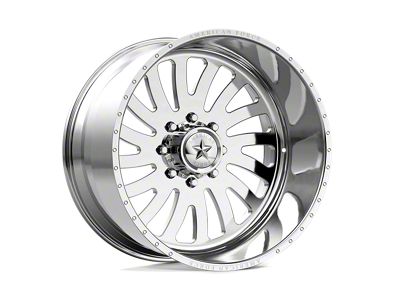 American Force 74 Octane SS Polished Wheel; 20x12; -40mm Offset (20-24 Jeep Gladiator JT)