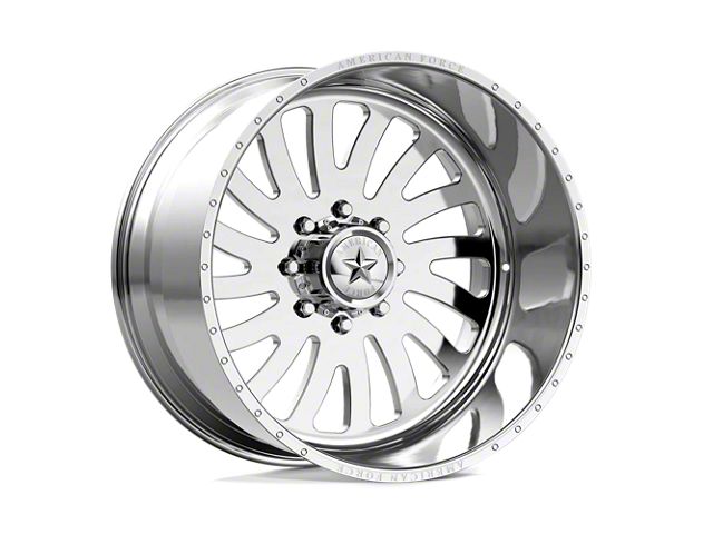 American Force 74 Octane SS Polished Wheel; 22x10 (18-24 Jeep Wrangler JL)