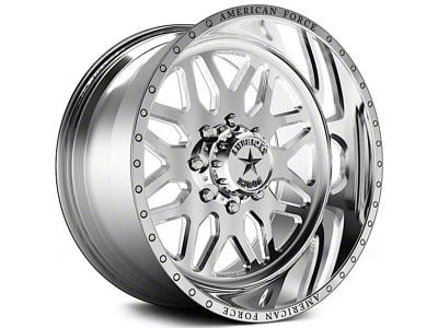 American Force B02 Trax SS Polished 6-Lug Wheel; 20x9; 0mm Offset (17-24 Titan)