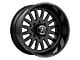 American Force F20 Atom SS Gloss Black Machined 6-Lug Wheel; 20x9; 0mm Offset (17-24 Titan)