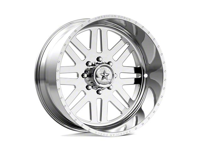 American Force 09 Liberty SS Polished 6-Lug Wheel; 20x10; -25mm Offset (16-24 Titan XD)