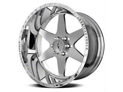 American Force 11 Independence SS Polished 6-Lug Wheel; 22x11; 0mm Offset (16-24 Titan XD)