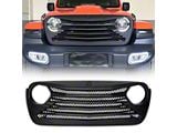 American Modified Tomahawke Grille; Matte Black (20-25 Jeep Gladiator JT w/o TrailCam)