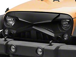 American Modified Hawke Grille with LED Eyebrow (07-18 Jeep Wrangler JK)