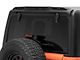 American Modified Rear Roof Spoiler with Amber LED Lights (18-24 Jeep Wrangler JL w/ Hard Top)