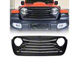 American Modified Tomahawke Grille; Matte Black (18-24 Jeep Wrangler JL w/o TrailCam)